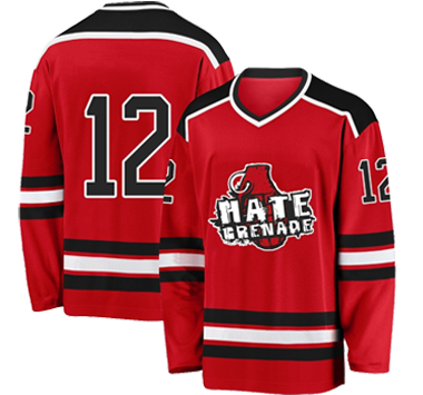 Hate Grenade - Hockey Jersey #12 - Stitched