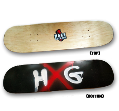 Hate Grenade - Skate Deck