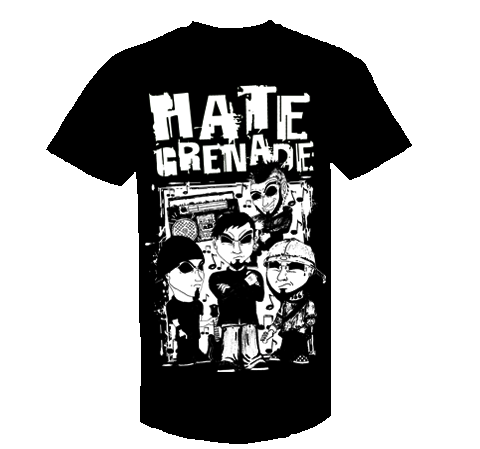 Hate Grenade - Characters T-Shirt