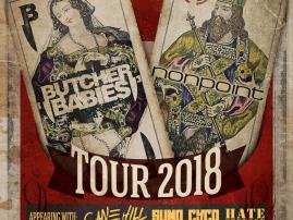 Kings & Queens Tour 2018 - Butcher Babies, Nonpoint, Cane Hill, Sumo Cyco and HATE GRENADE (May 7th, 2018 - Club REVERB - Reading, PA
